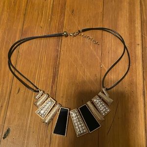 Black and Gold Necklace